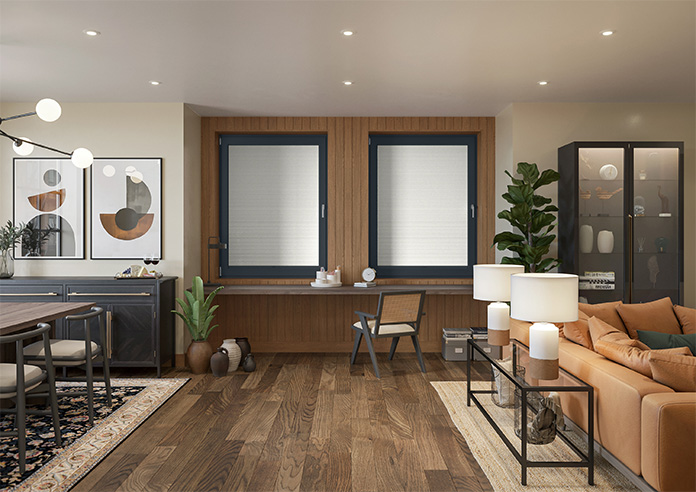 Umbra (Blackout), Flaxen - Stick Fit Honeycomb Blind - Image 9